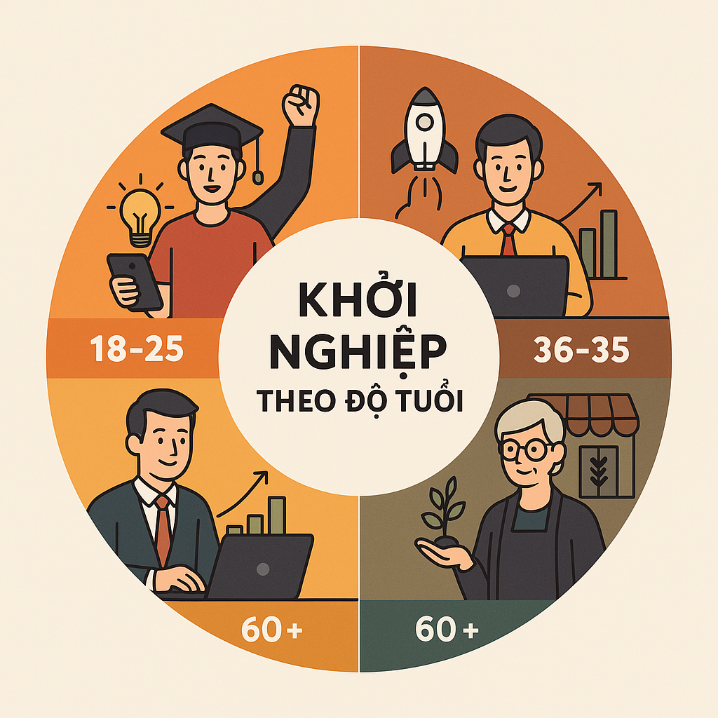 Nên Khởi nghiệp vào độ tuổi nào