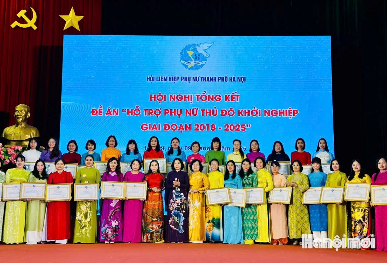 Hỗ trợ hơn 158.000 phụ nữ Thủ đô vay vốn khởi nghiệp
